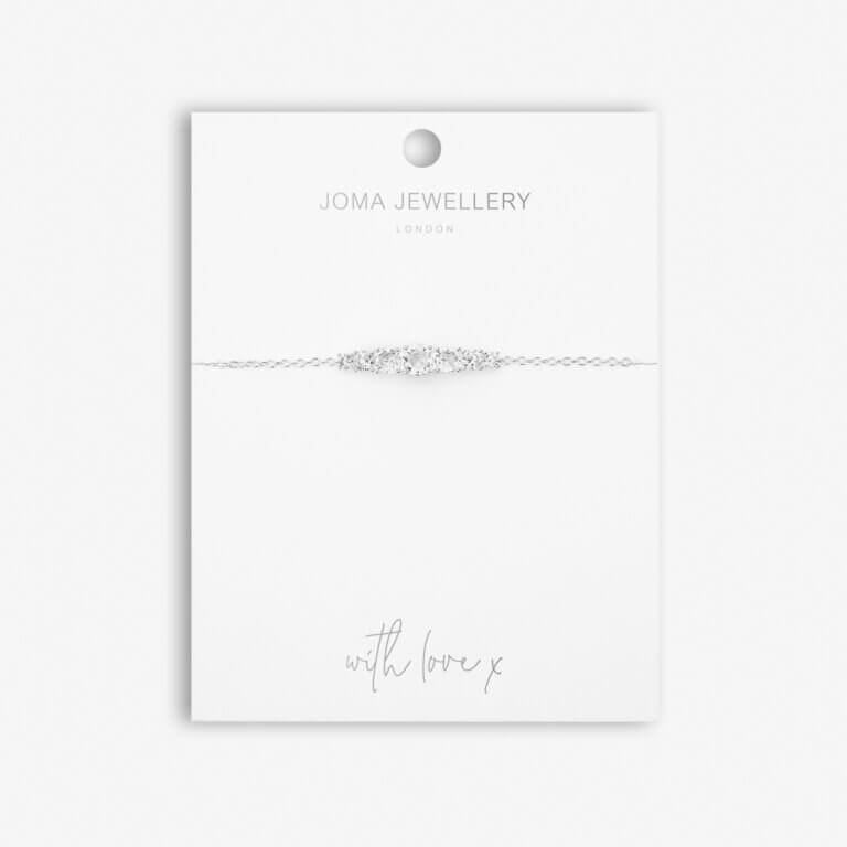 Sienna Sparkle | Graduating Crystal Bracelet | Silver | Bracelet | 18cm + 3cm Extender