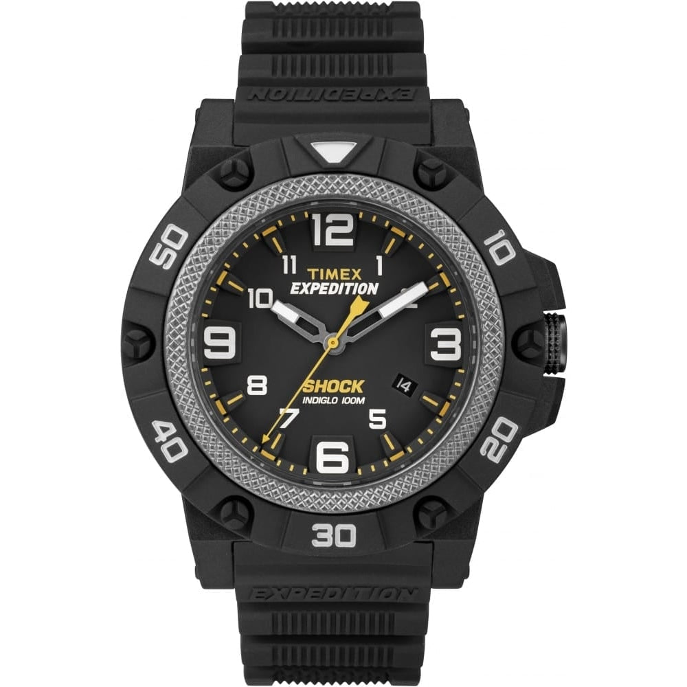 Expedition Field Shock Black Dial Black Strap