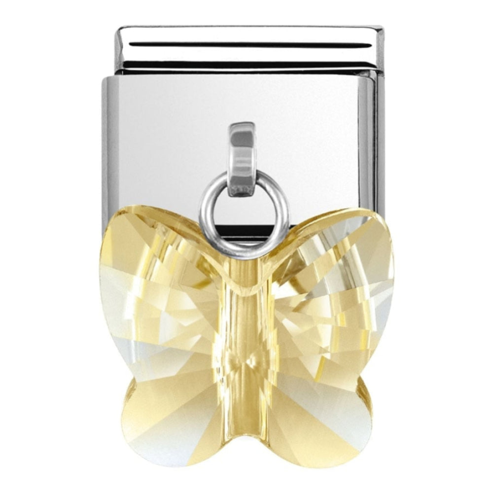 Classic Gold Swarovski Butterfly Charm Link