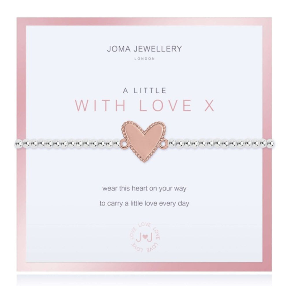 Beautifully Boxed A Littles | With Love | Bracelet | 17.5cm Stretch