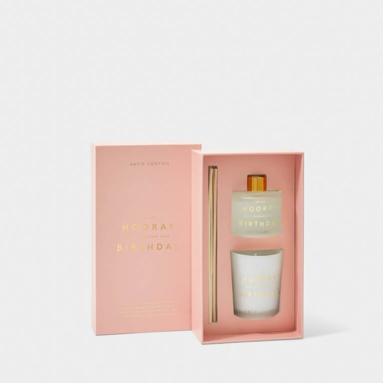 Sentiment Mini Fragrance Set | Hip Hip Hooray Let's Celebrate Your Birthday | Champagne And Sparkling Berry