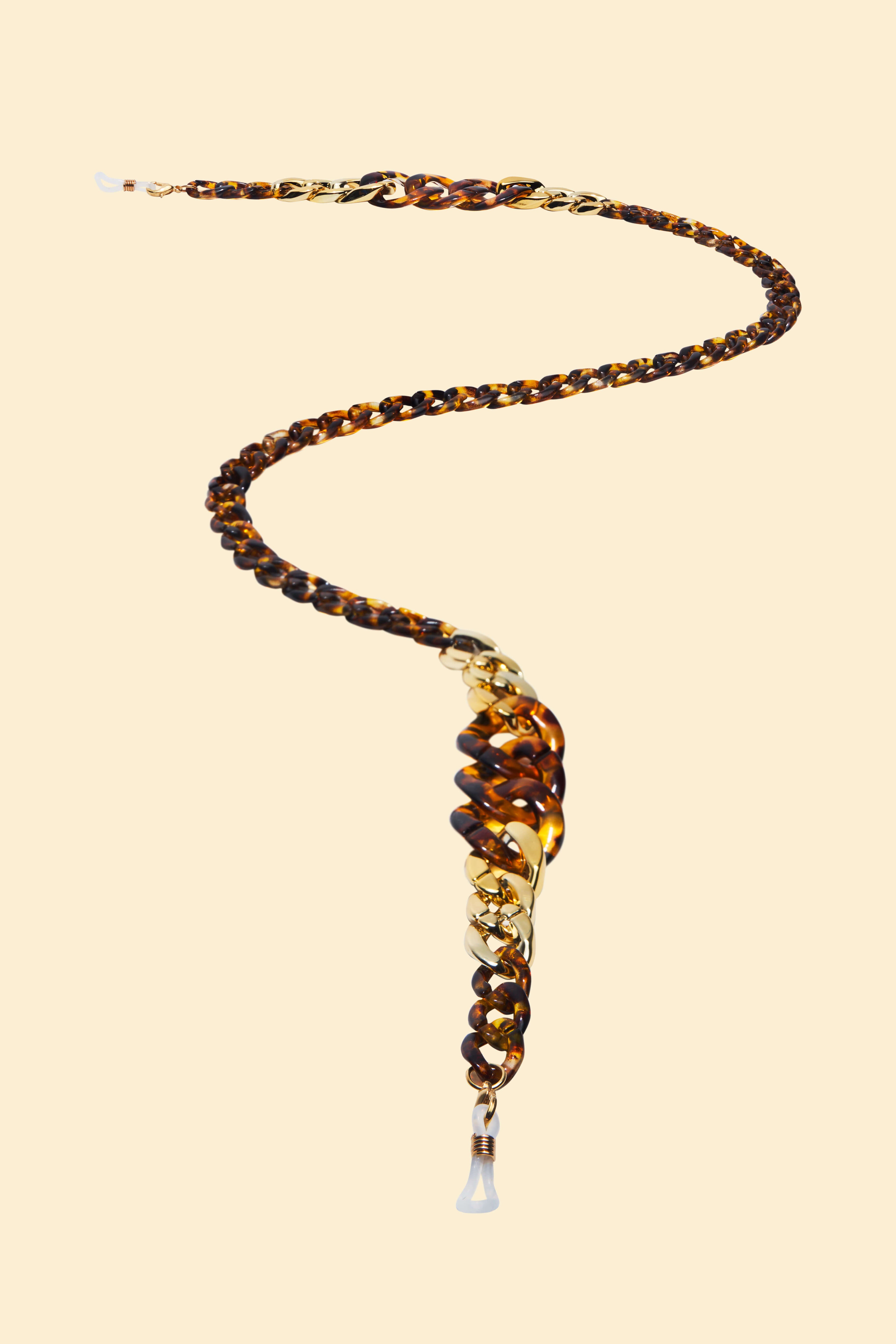 Sunglasses Chain - Wave Tortoiseshell
