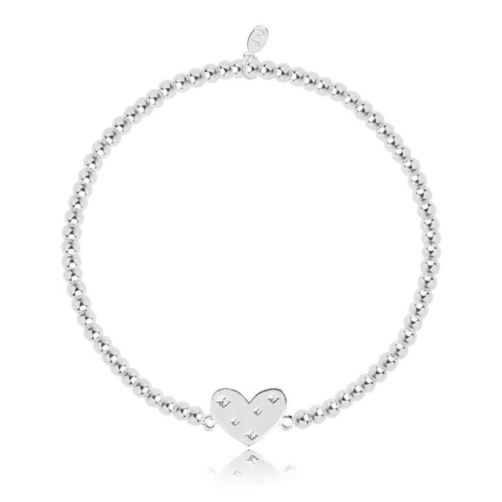 Sparkle Shimmer Shine Crackers - Heart Charm- Bracelet- 17.5cm
