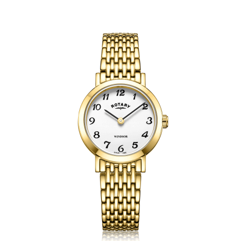 Ladies Bracelet Gold Plate Watch