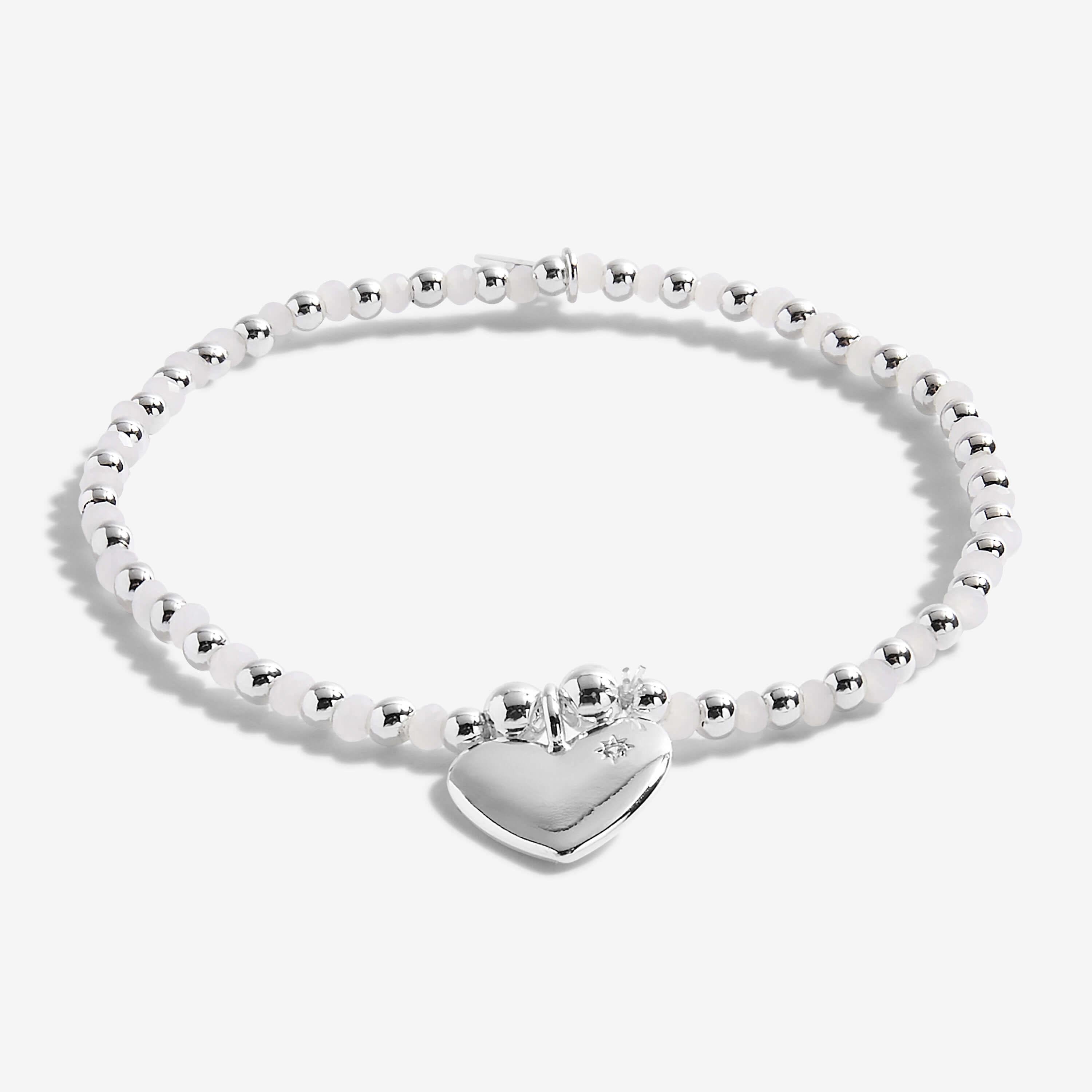 Colour Pop A Little | Live Love Sparkle | Silver | Bracelet | 17.5cm Stretch
