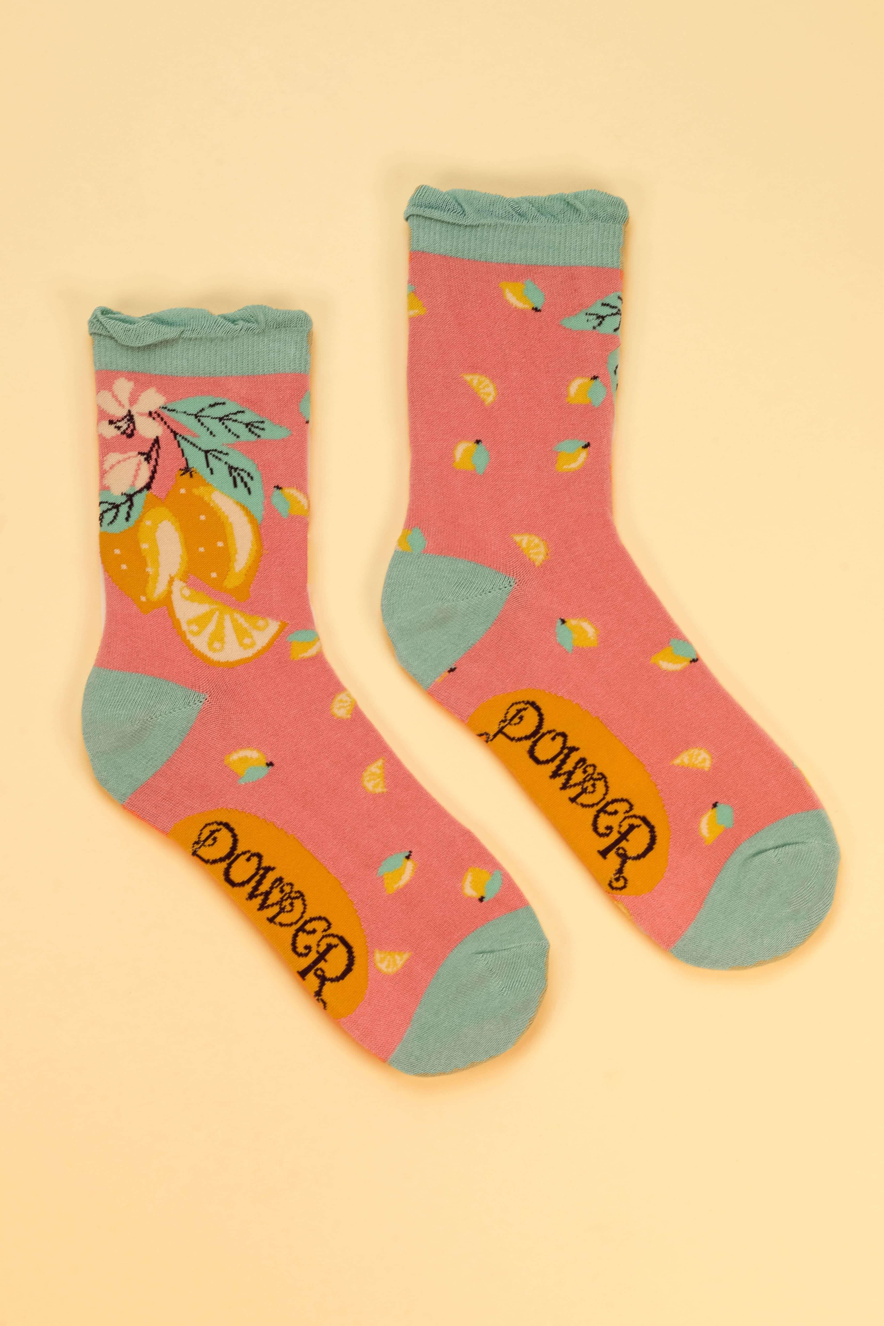 Lovely Lemons Ankle Socks