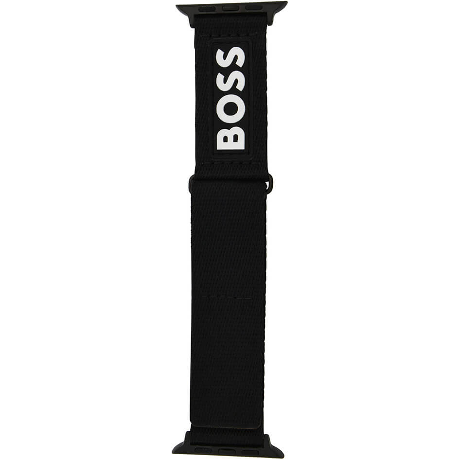 Black Nylon Strap For Apple Watch