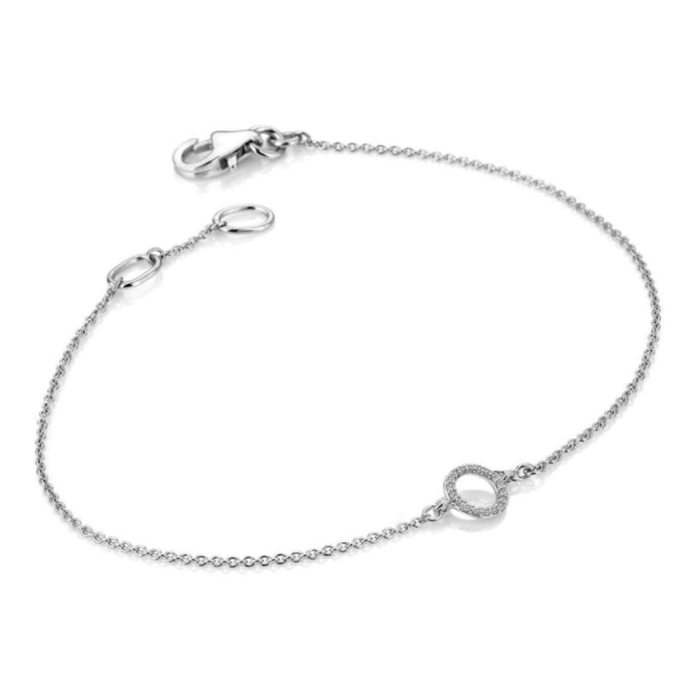 Infinity Bracelet - White Gold