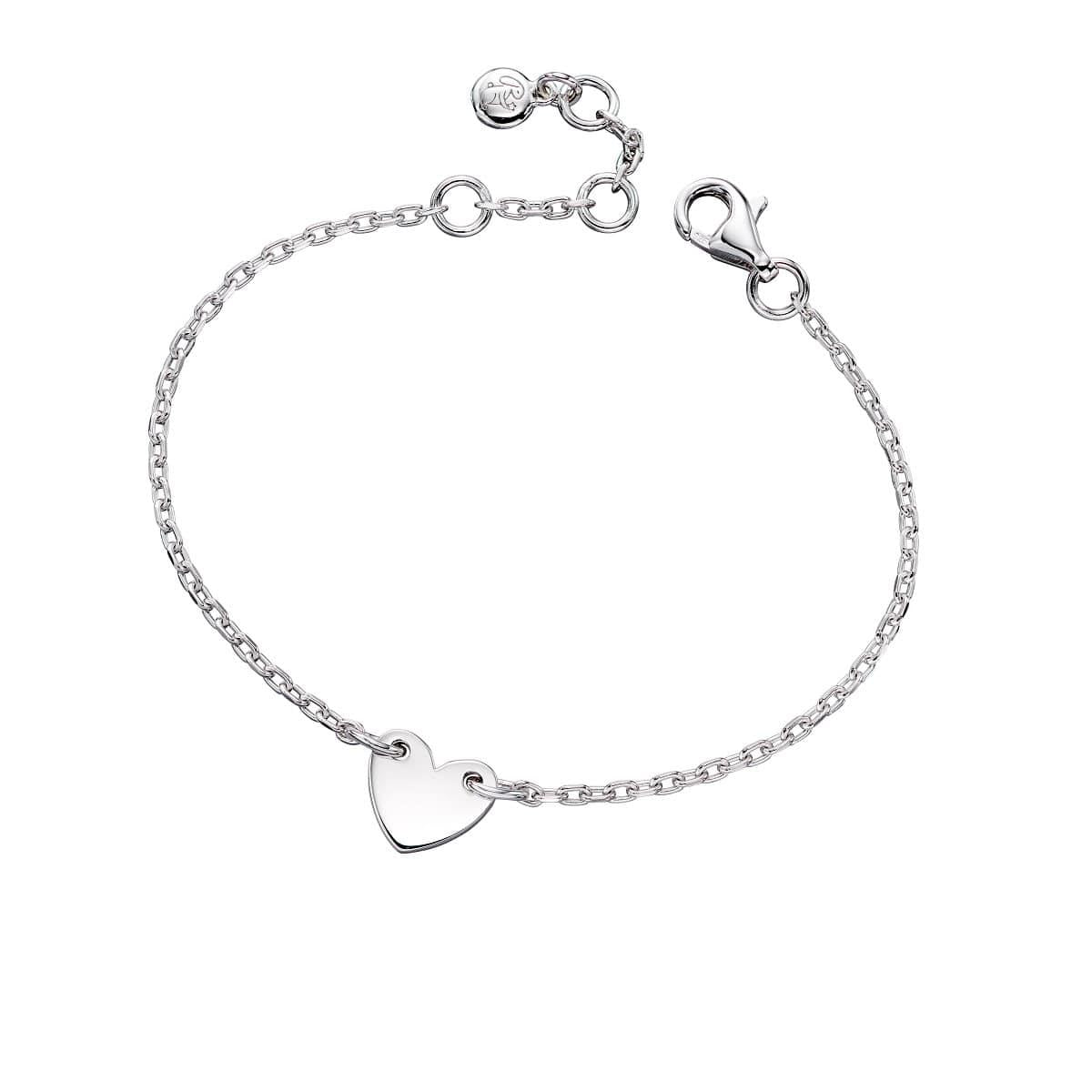 Anna - Silver Heart Bracelet