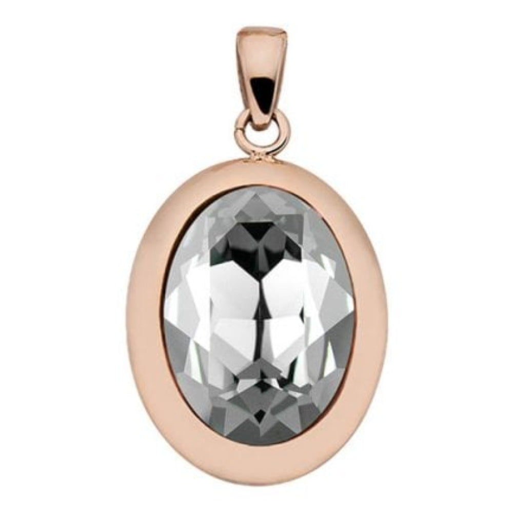 Pendant Tivola Crystal Big Rose Gold
