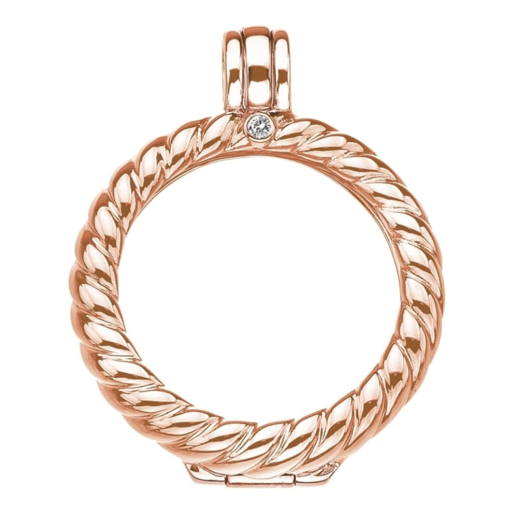 Sorrento Rose Gold Plate Keeper 33mm