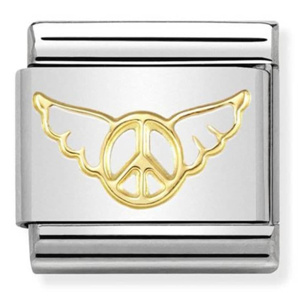 Classic 18k Gold & Stainless Steel Inner Peace Link