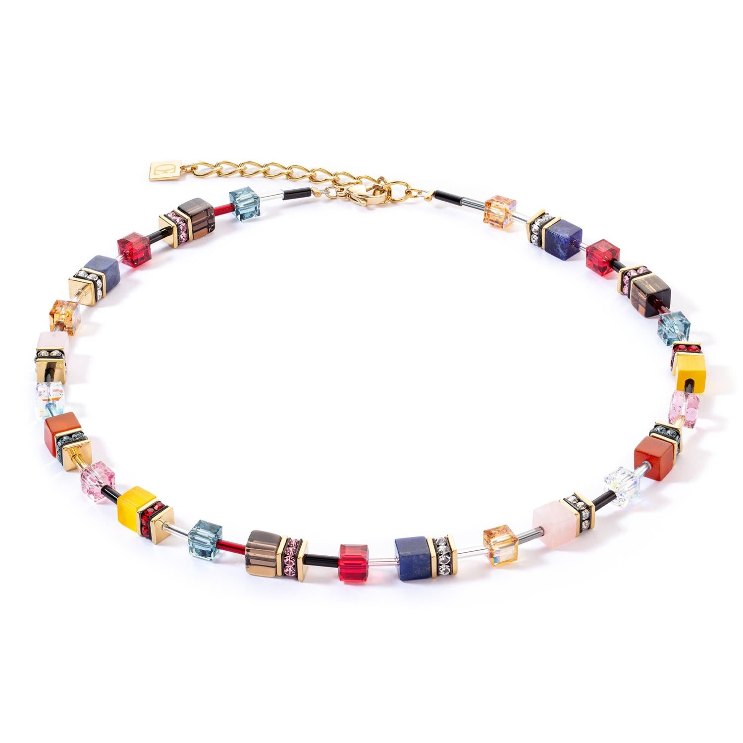 GeoCUBE Iconic Precious Multicolour Energy Necklace
