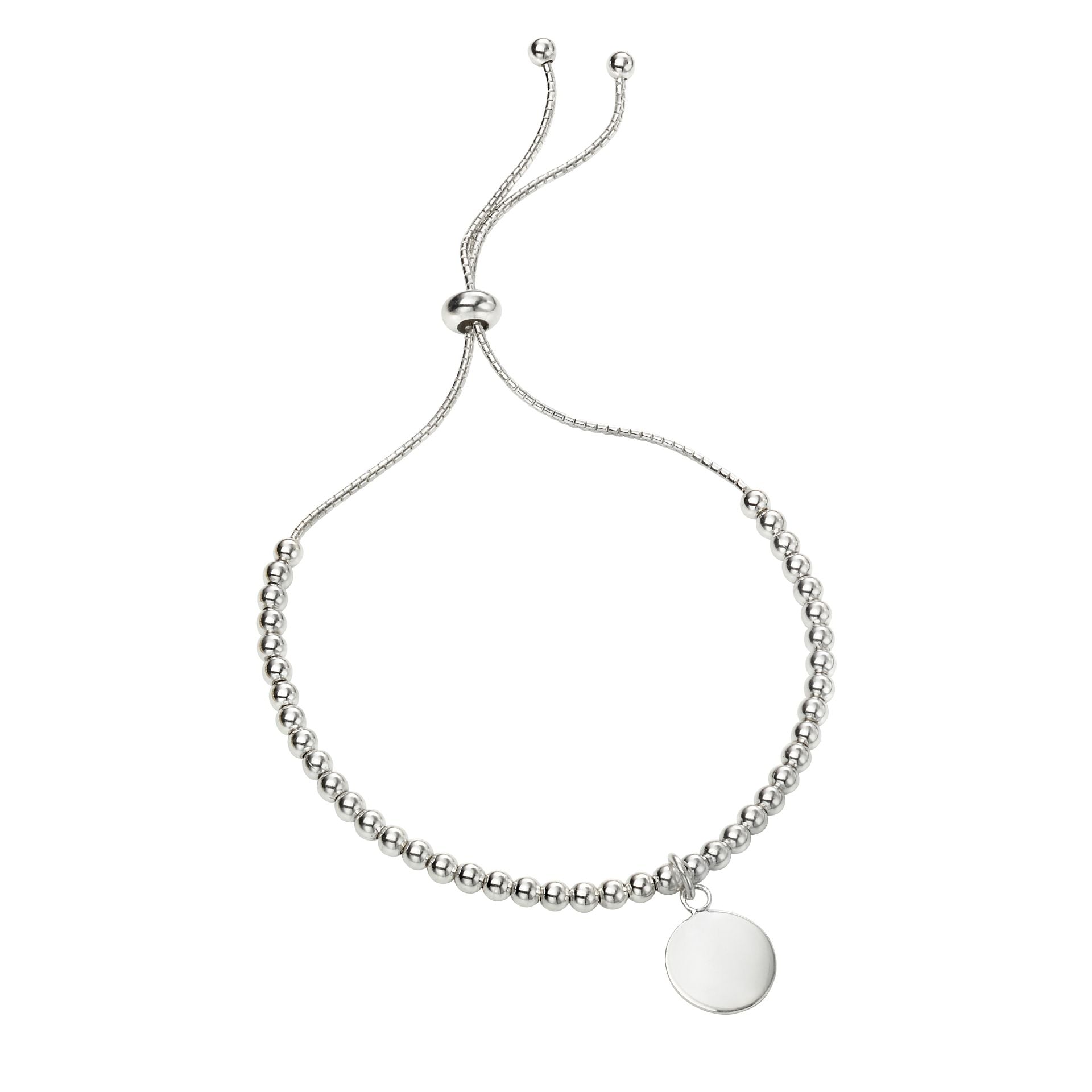 Toggle Bracelet With Disc