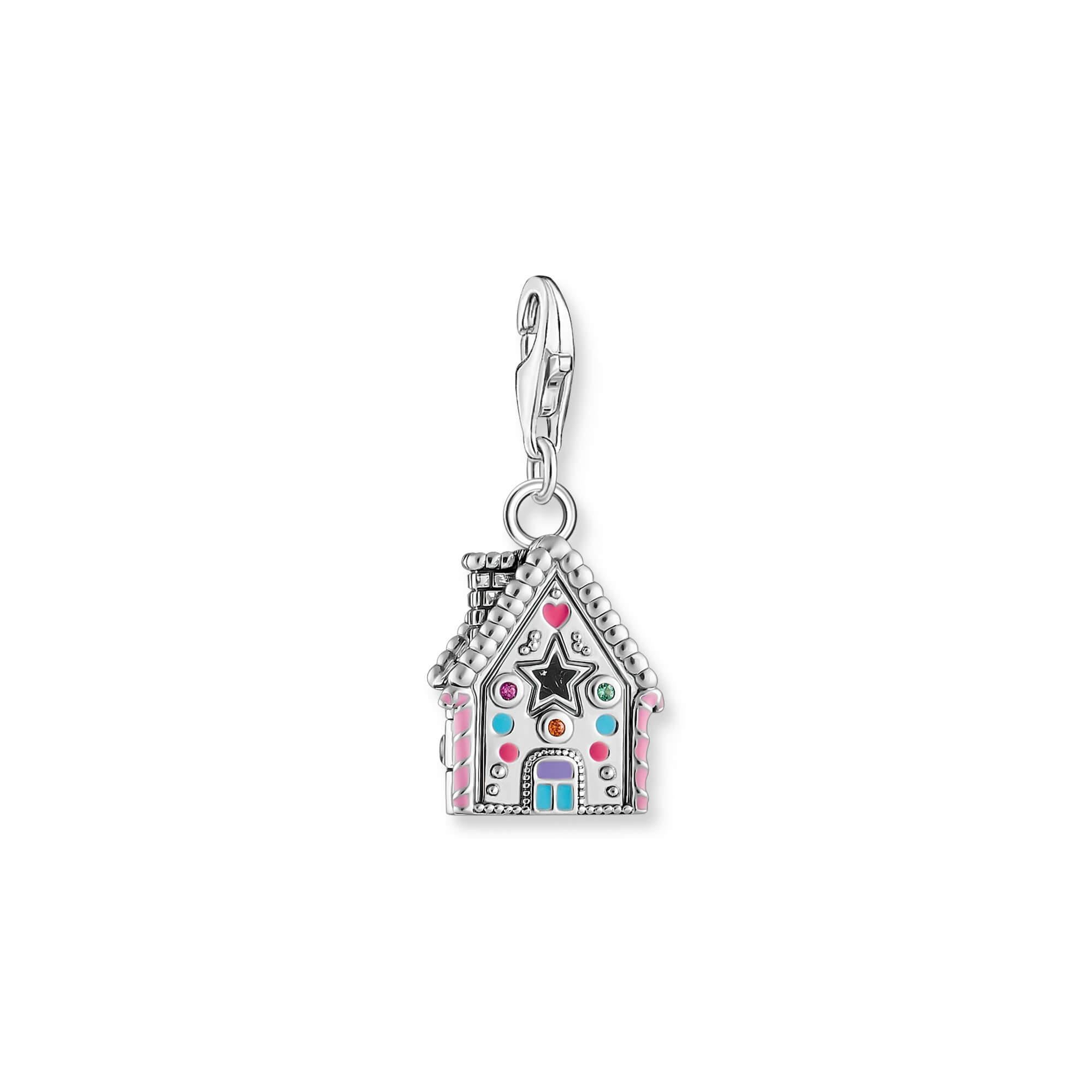Gingerbread House Charm Pendant