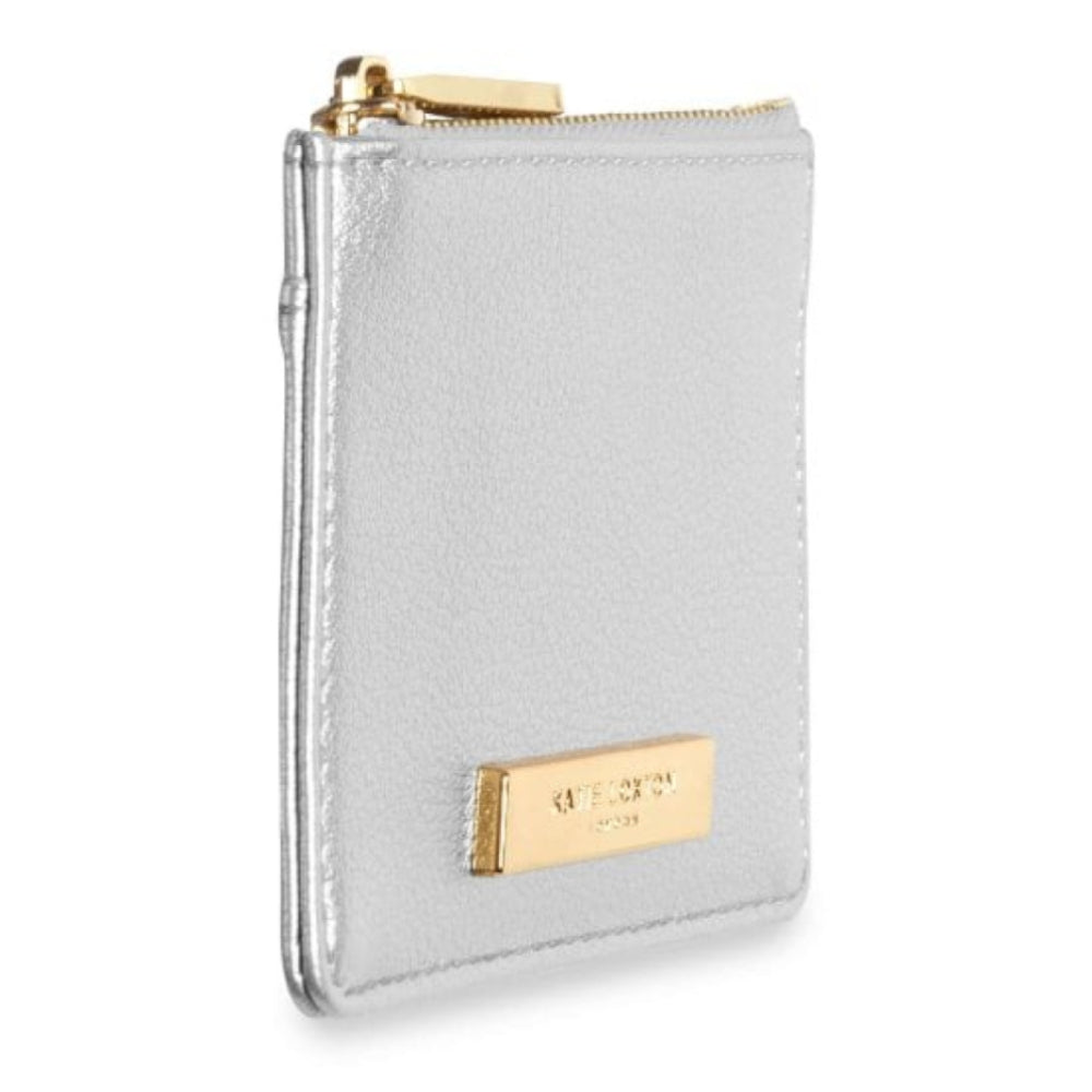 ALISE CARD HOLDER - Metallic Silver - 7.7x10.7x1.3cm