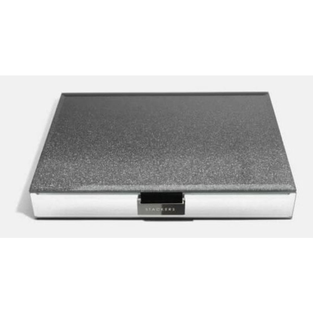 Classic Graphite Glitter Lidded Stacker
