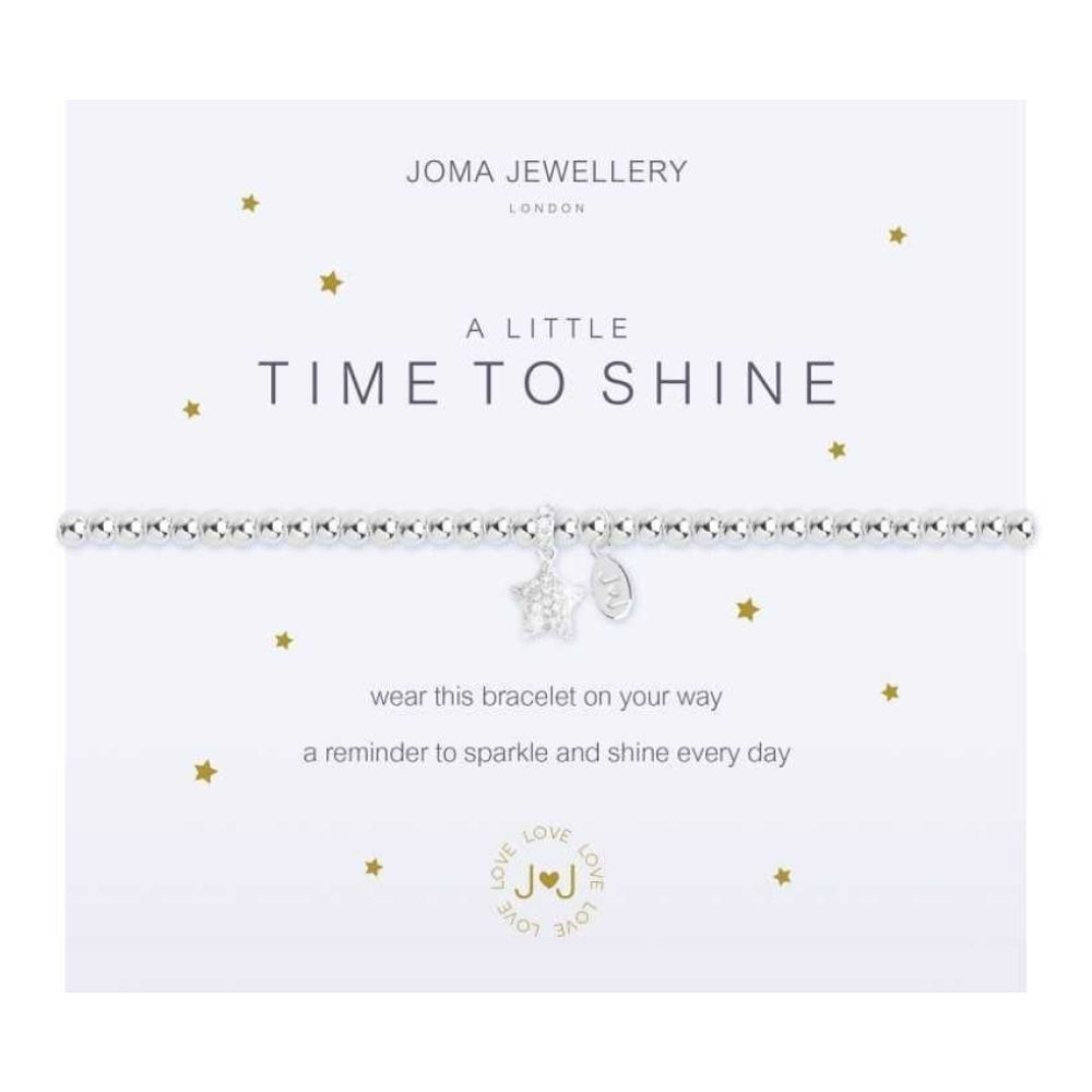 a little TIME TO SHINE - silver bracelet
