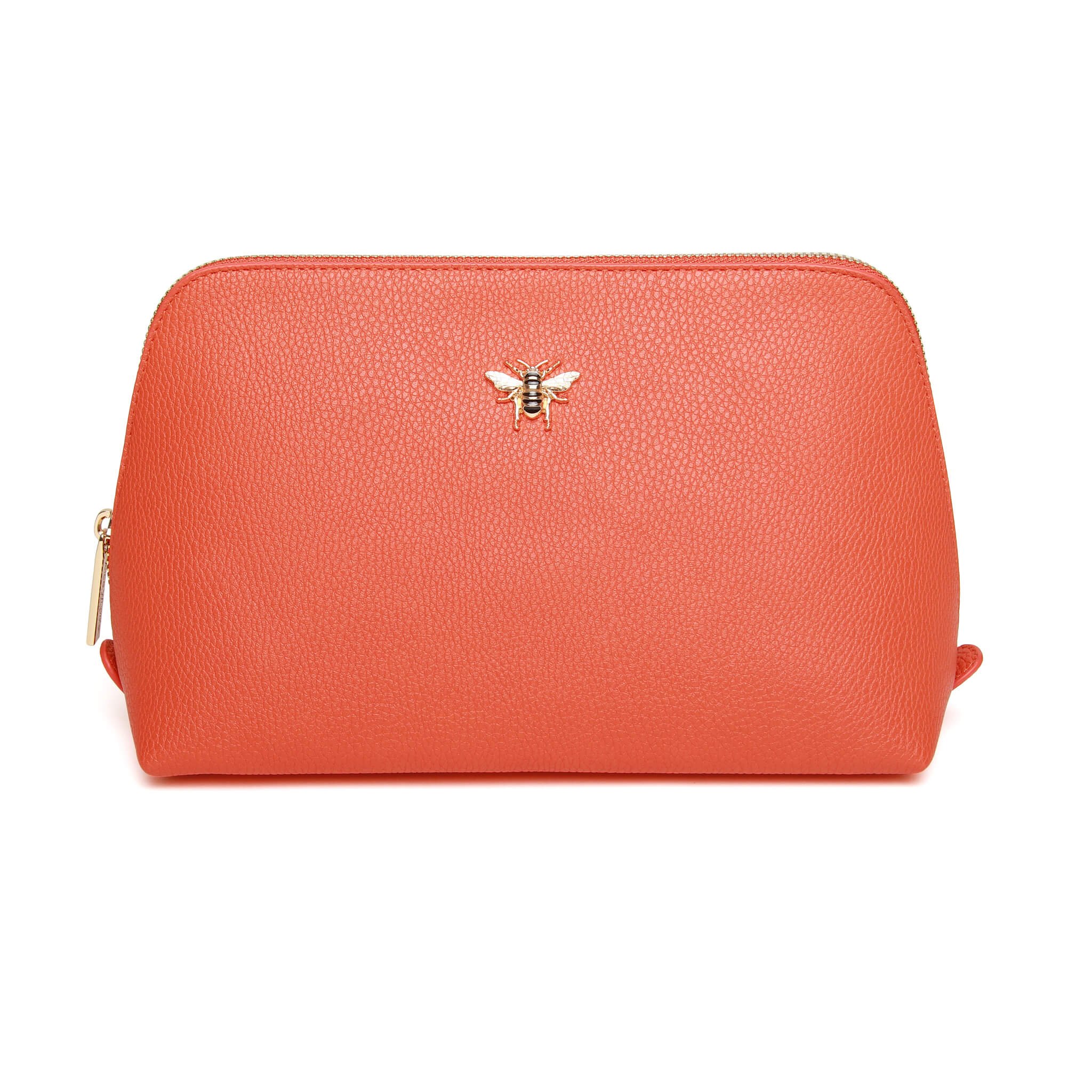 Large Beauty Case/Makeup Bag In Orange