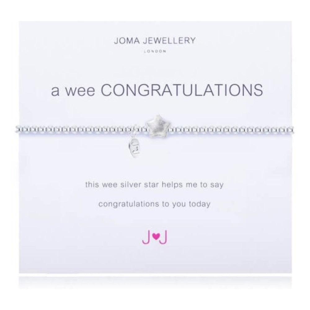A Wee 'Congratulations' Bracelet