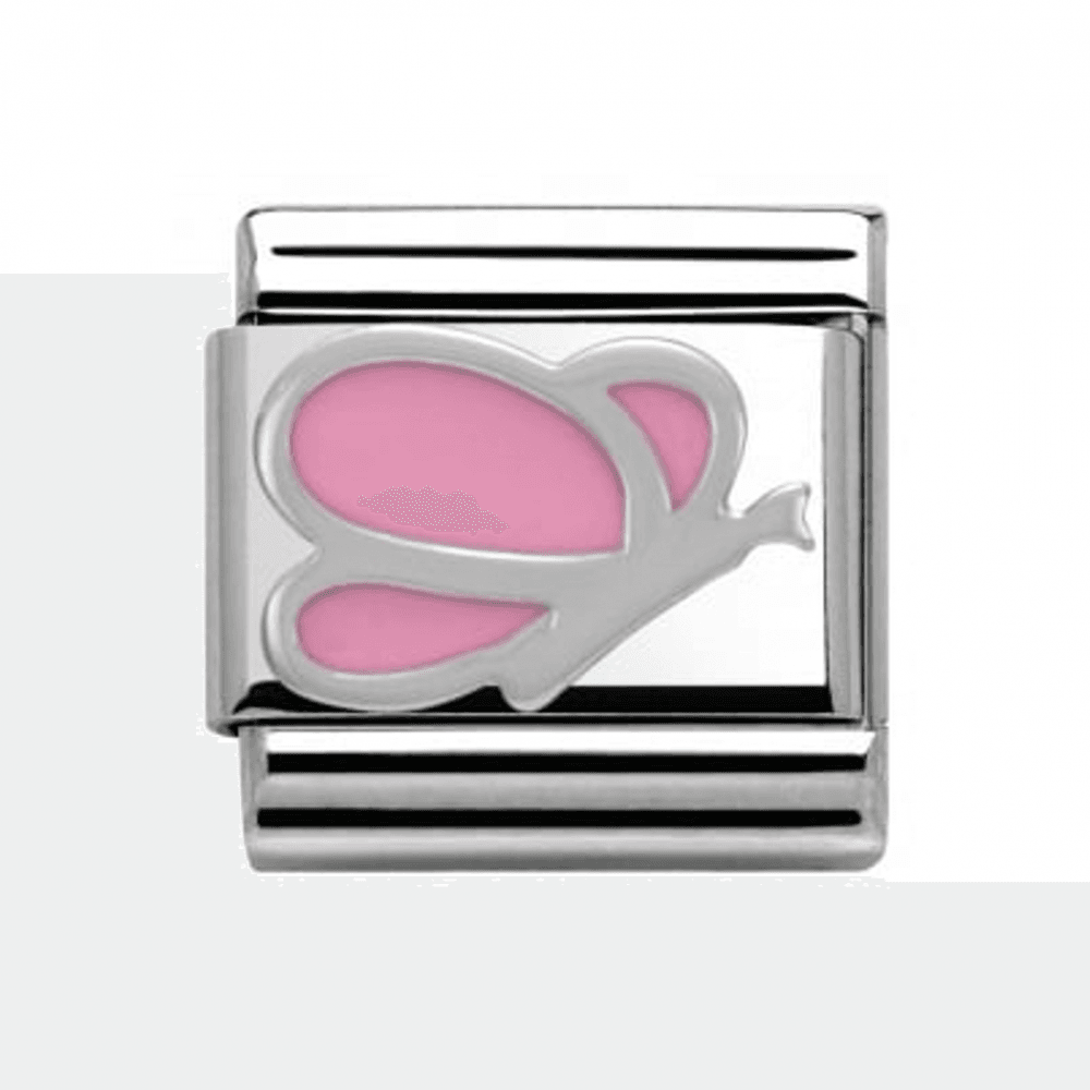 Classic Pink Butterfly Link