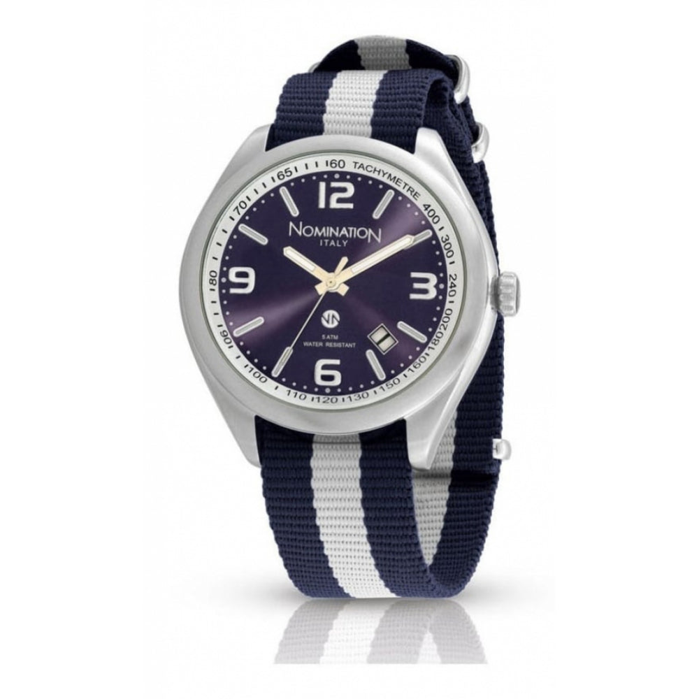 Classic Cruise Watch Navy Fabric Strap