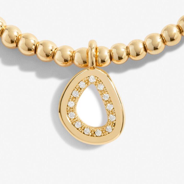 A Little 'Fearless' Gold Plated Bracelet