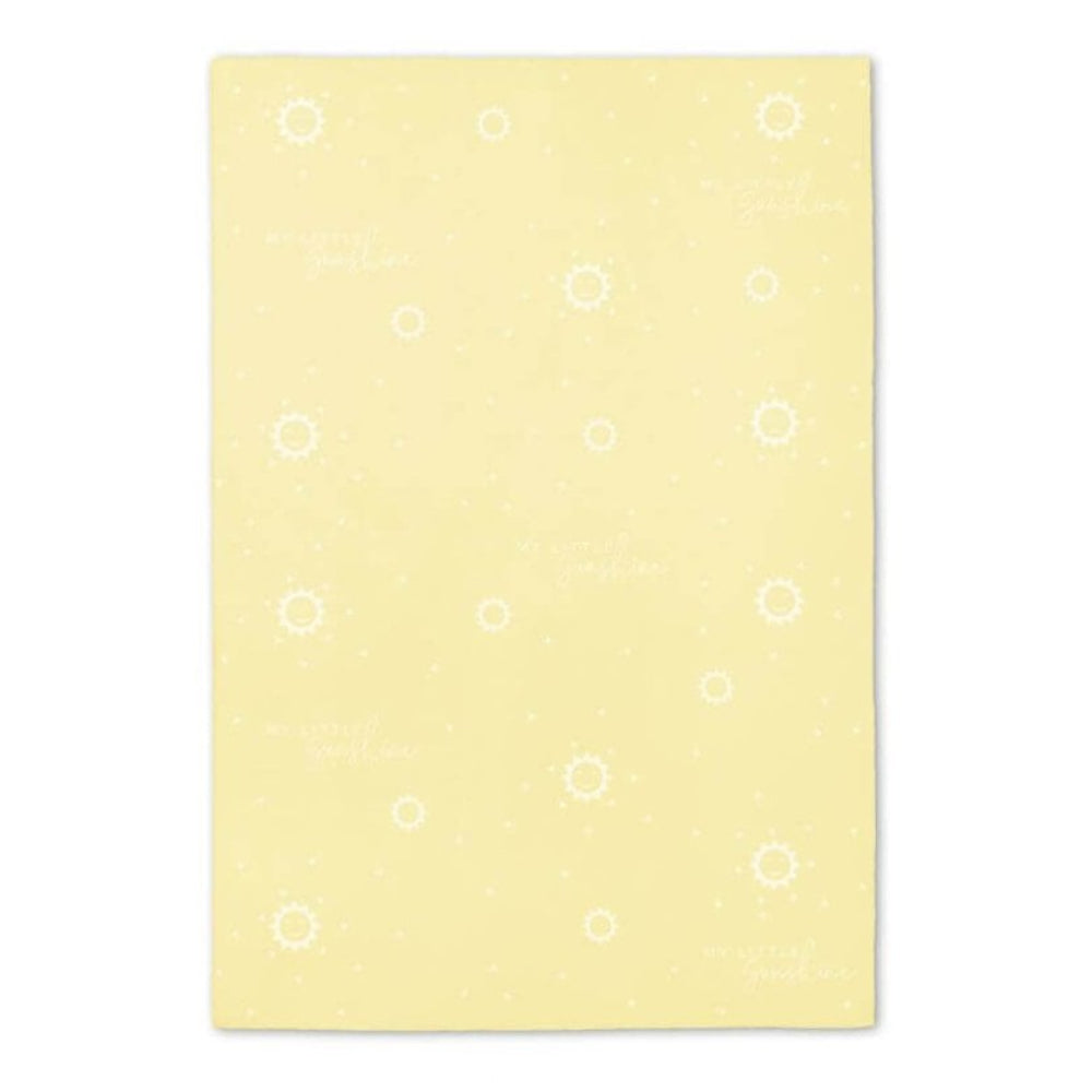 Baby Blanket - My Little Sunshine - Pale Yellow - 160x130cm