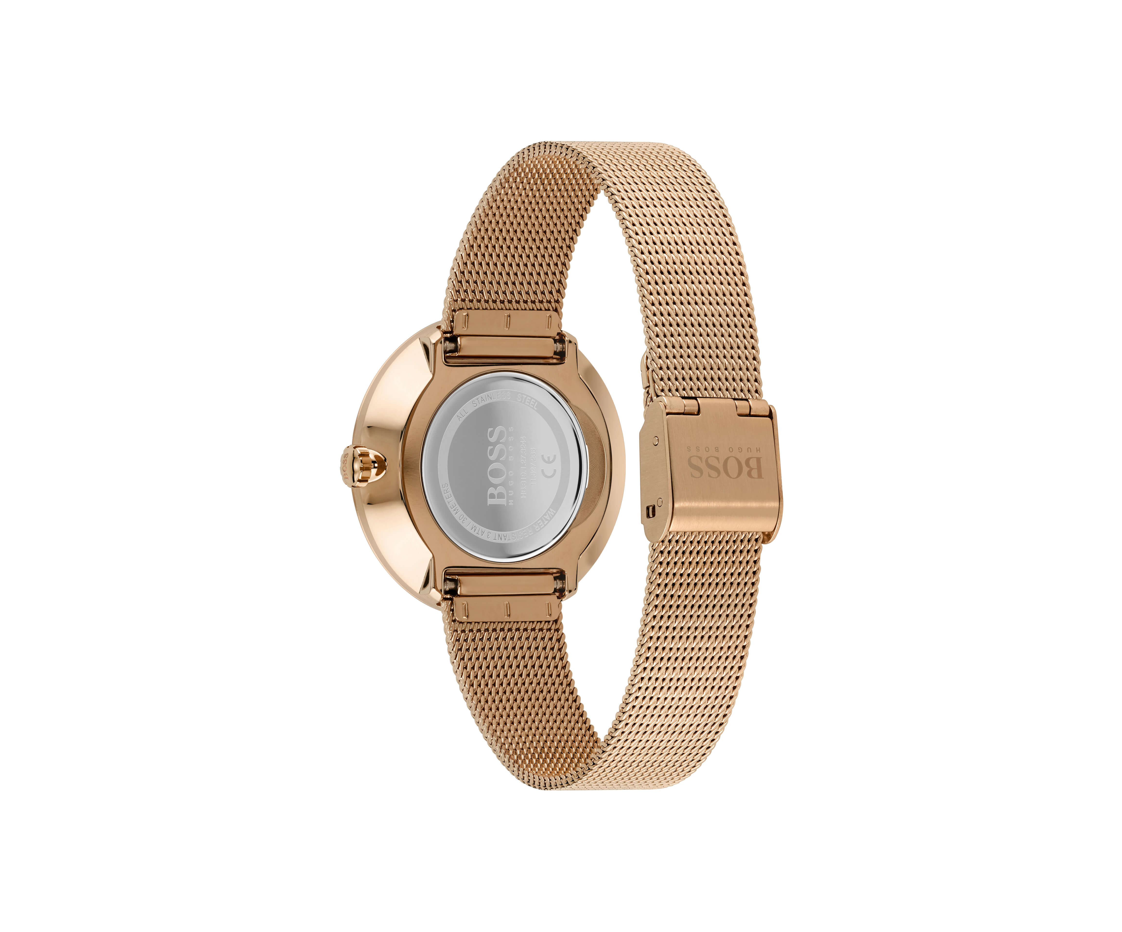 Praise Gold Plated Stone Set Gold Dial Ladies Watch