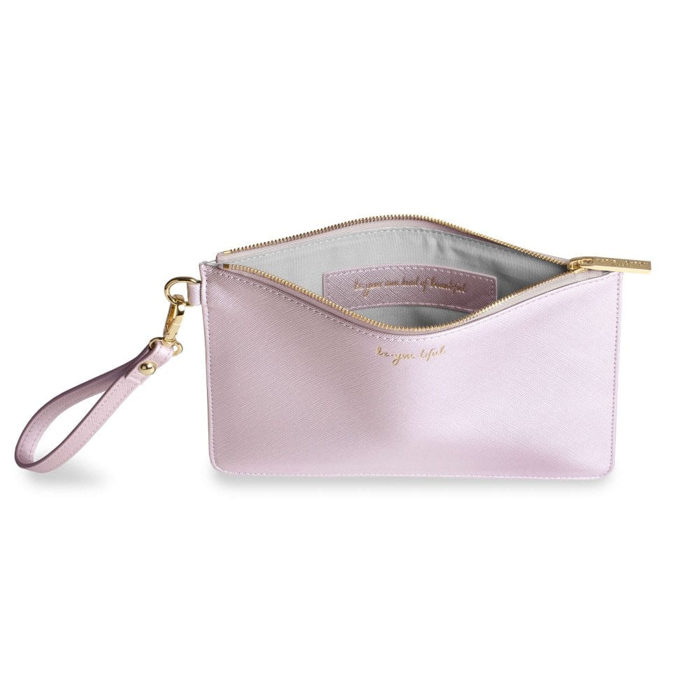 Secret Message Pouch - Be-You-Tiful - Metallic Lilac - 16x24cm