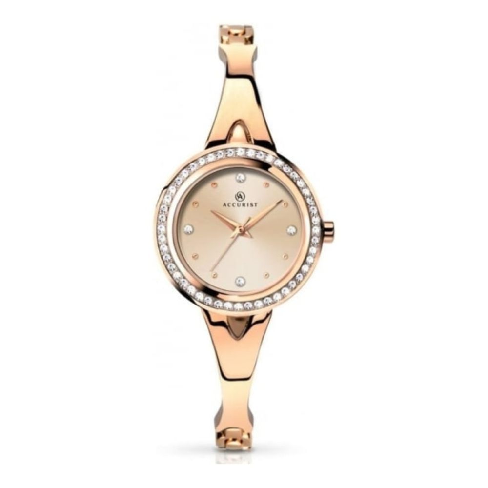 Ladies Rose Gold Tone Bracelet Watch