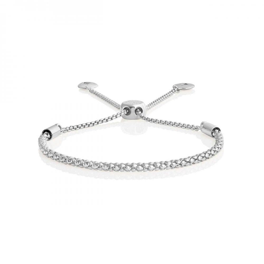 Bracelet Bar Silver Friendship Bracelet 25cm Adj