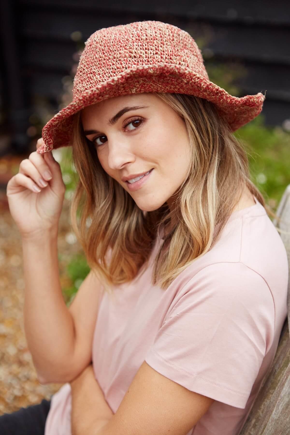 Hemp/Cotton Hat Terracotta
