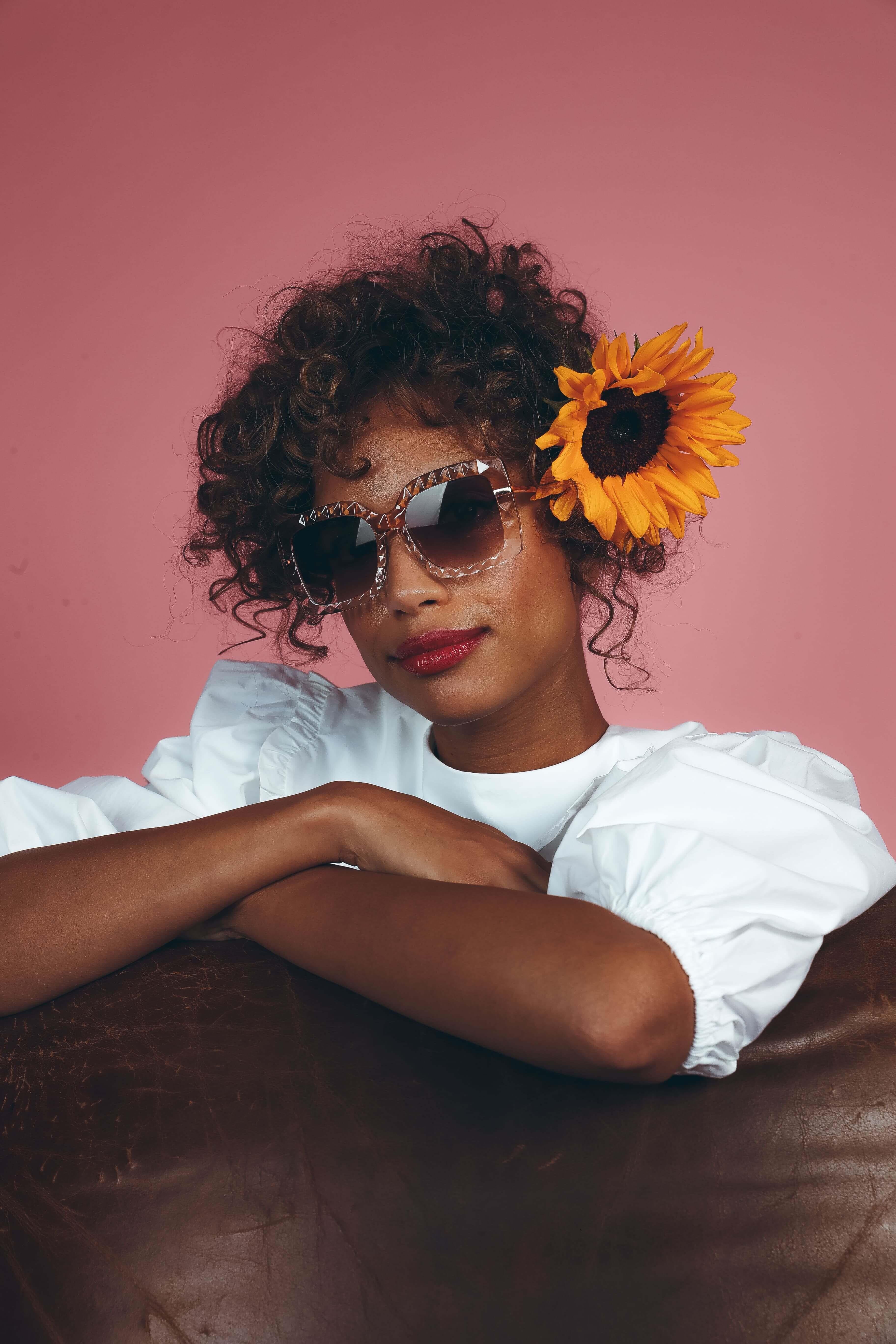 Hayley - Nude Sunglasses