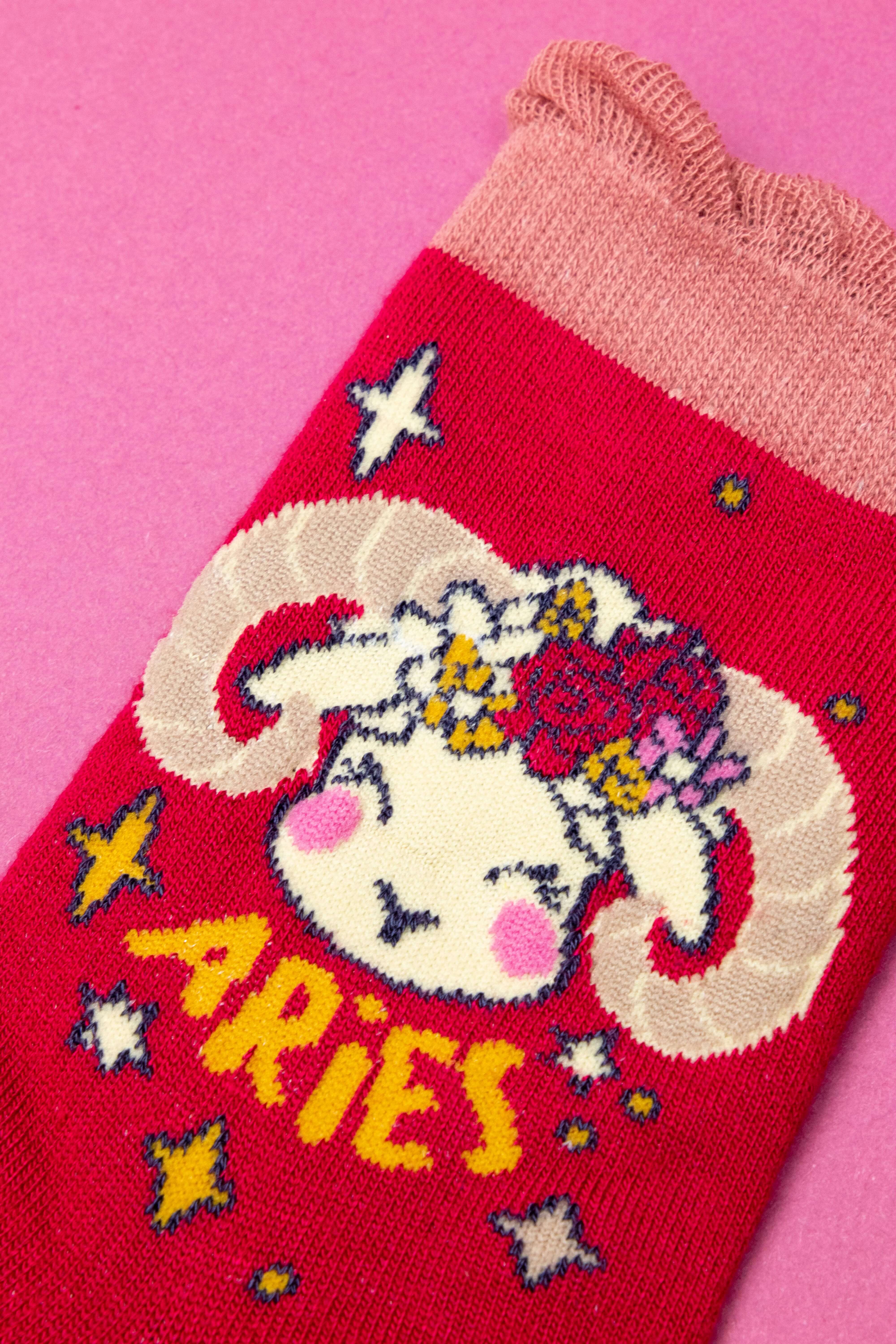Zodiac Ankle Socks Aries (21st Mar - 19th Apr)