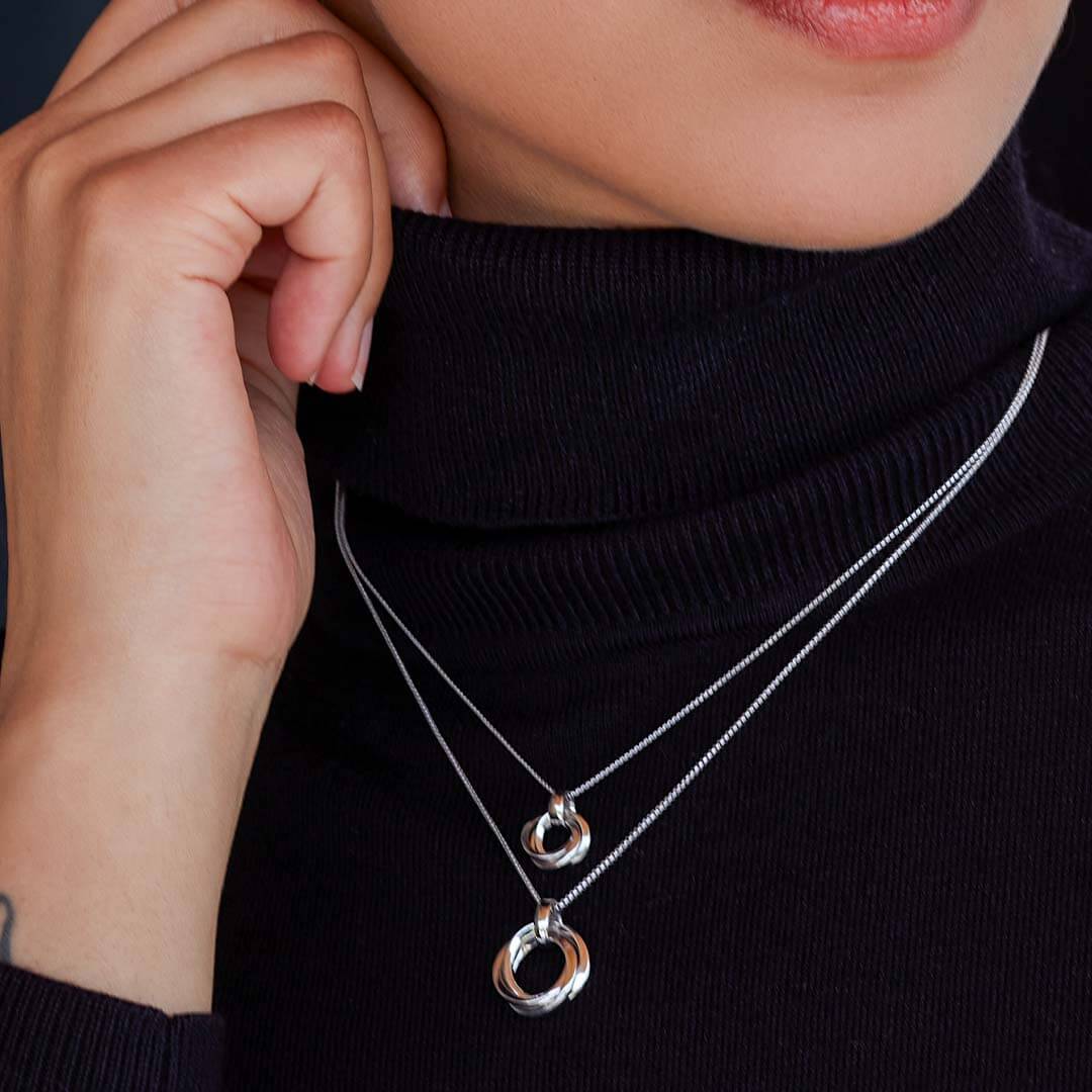 Bevel Trilogy Necklace