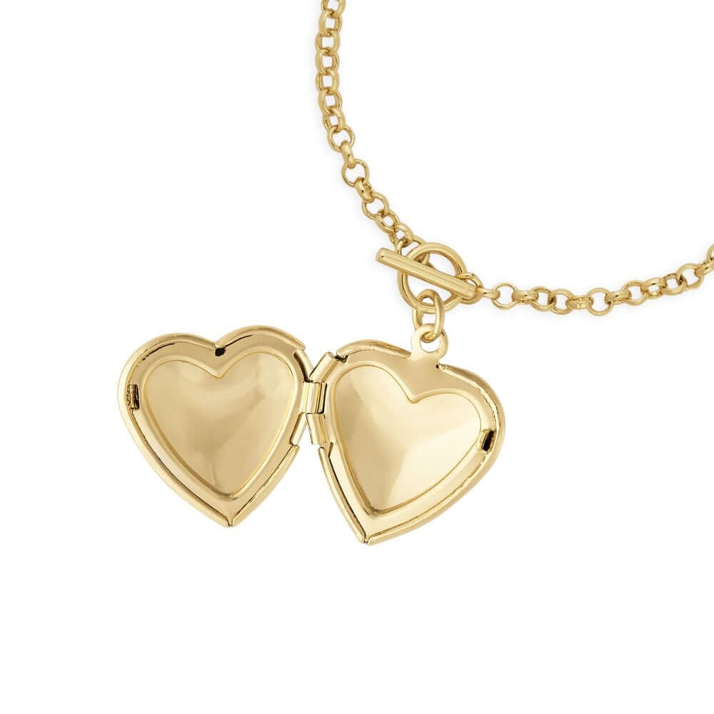 Life Lockets Gold Heart Locket 18cm Bracelet��