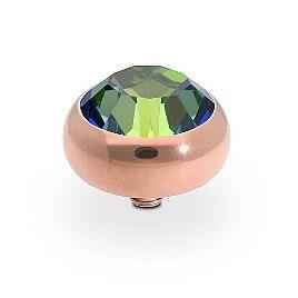 SESTO (RG/P) 10mm Bermuda Blue Ring Top