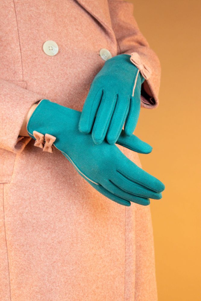 Doris Gloves- Teal