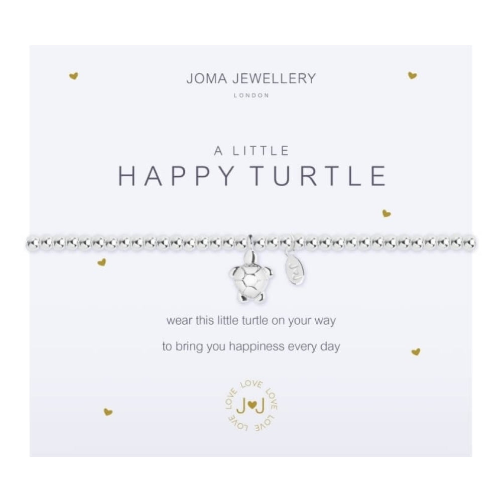 a little HAPPY TURTLE - silver bracelet