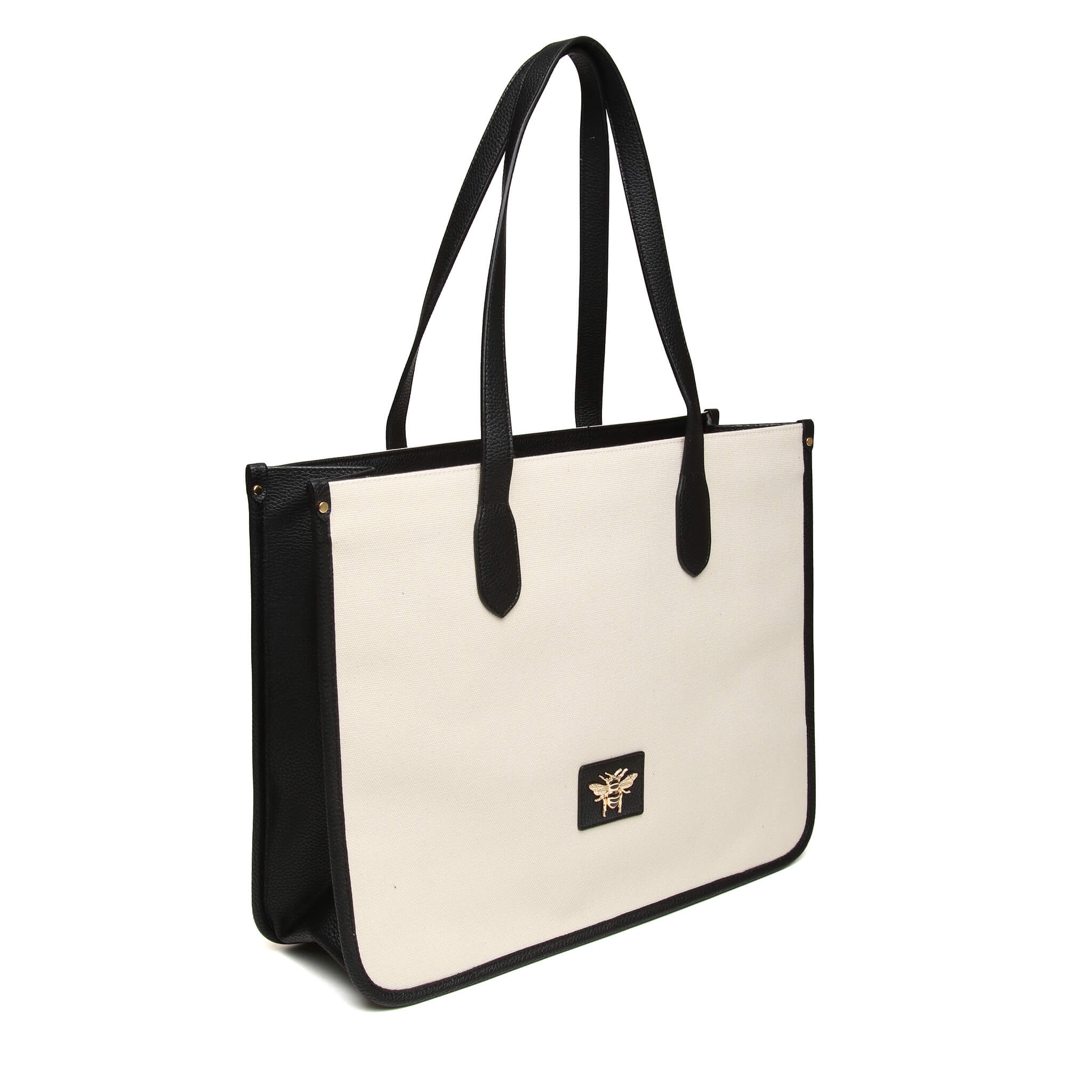 Kingston Canvas Tote In Black