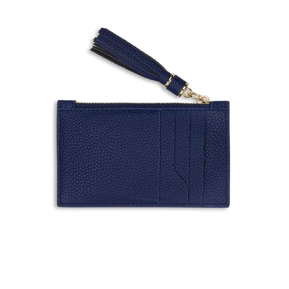 Tassel Card Holder | Navy