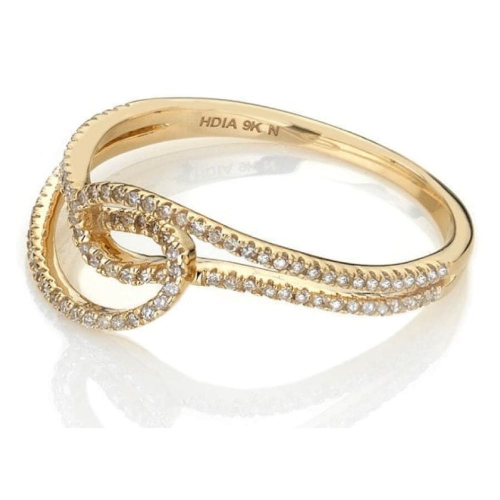 Flow Ring - Yellow Gold
