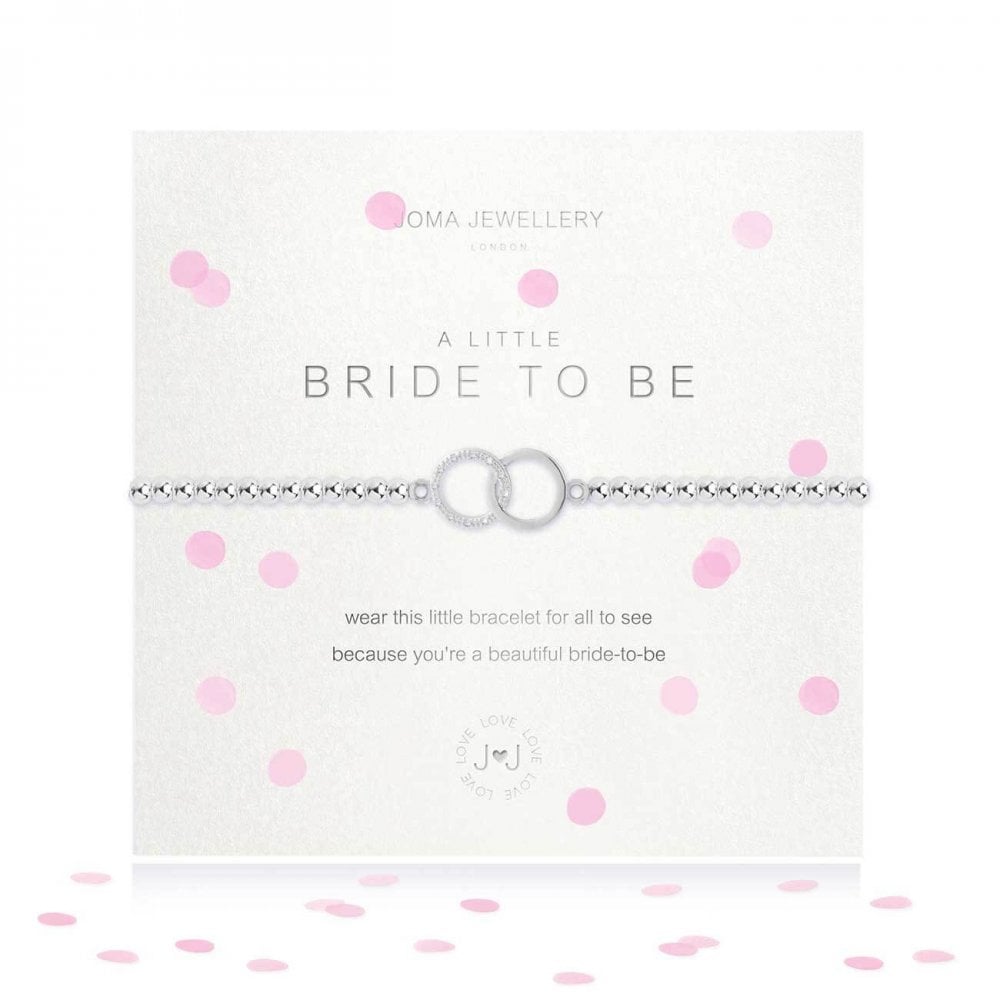 A Little | Bride To Be | Silver |Bracelet | 17.5cm Stretch