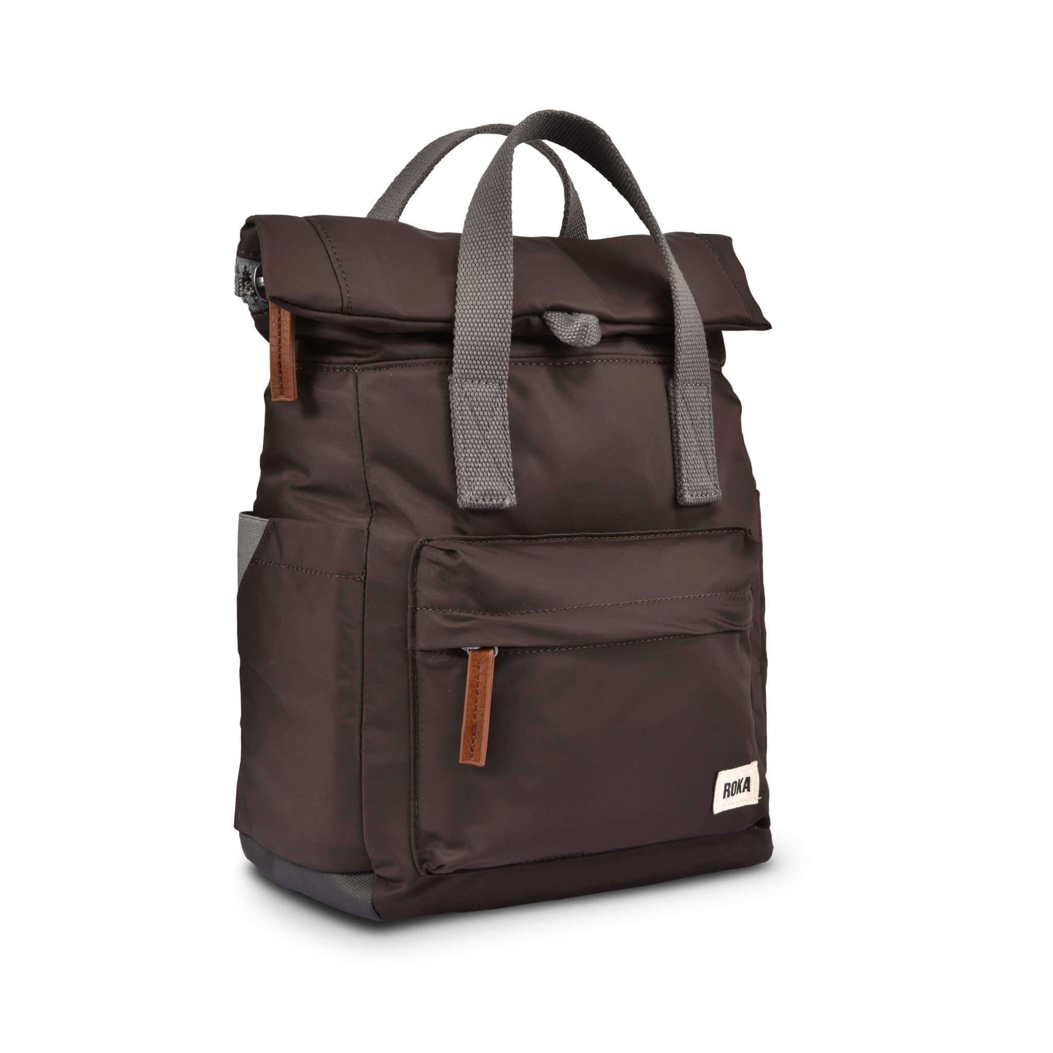 Canfield B Small Sustainable Nylon Dark Chocolate