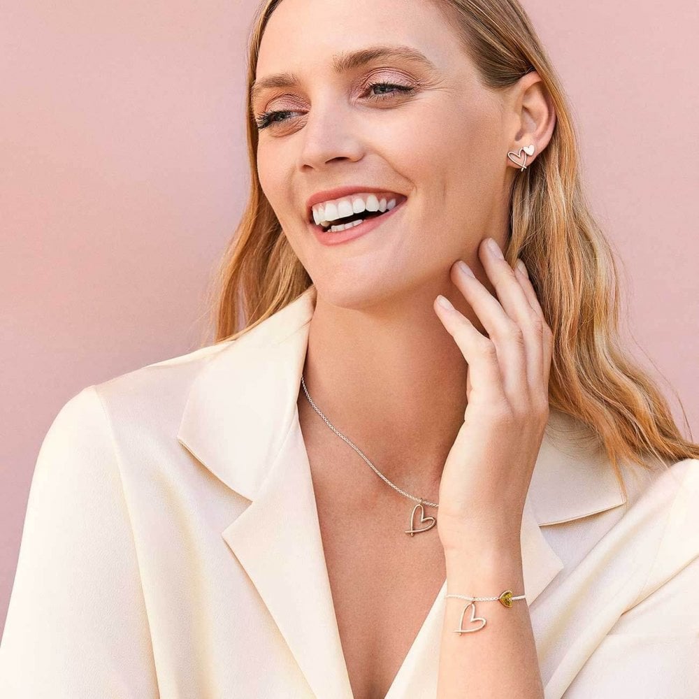 Florrie | Rose Gold | Heart Bracelet | 19cm Total Length