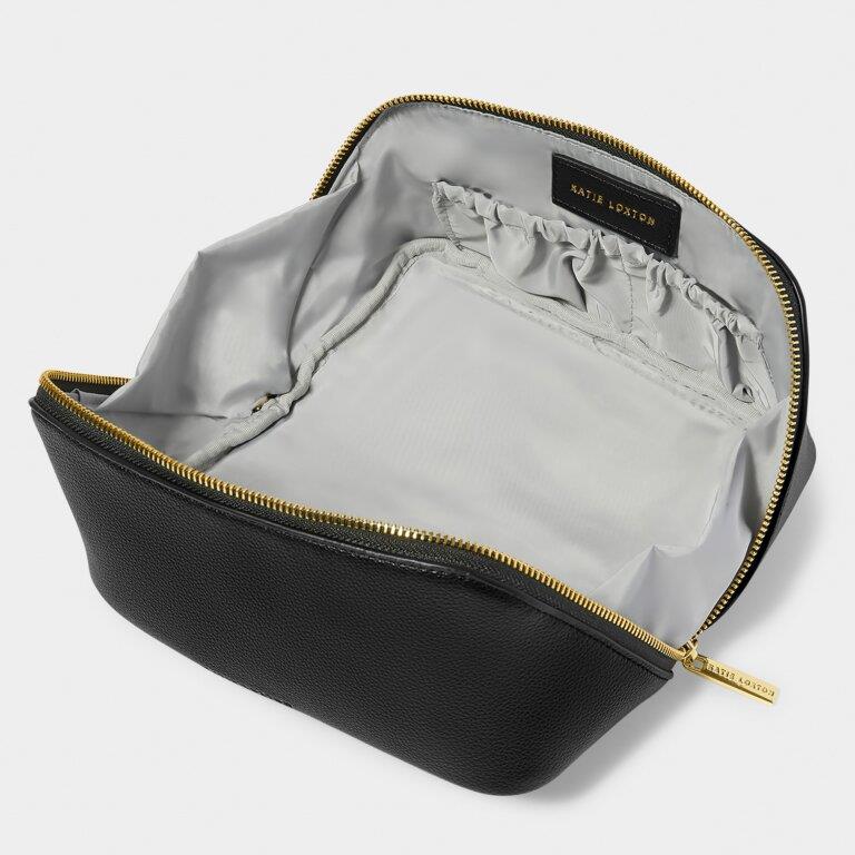 Medium Make Up / Wash Bag - Black