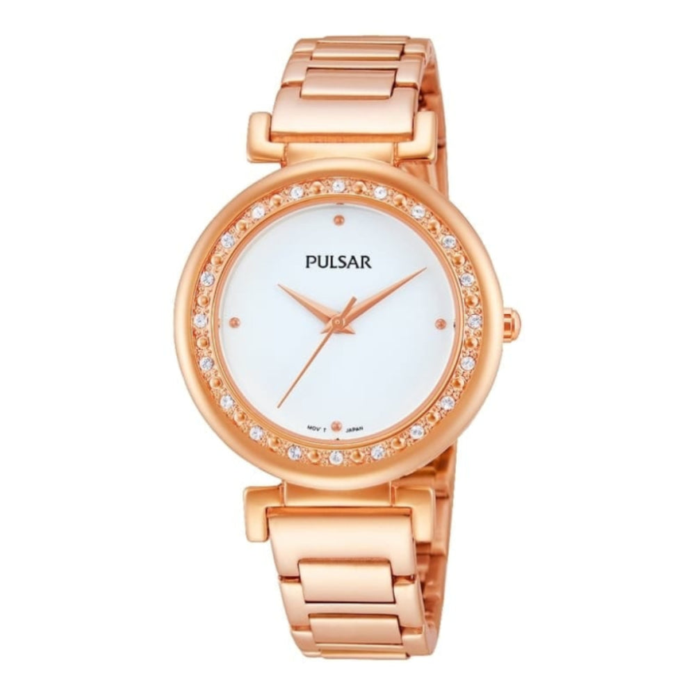 Womens Rose Gold Bracelet Watch