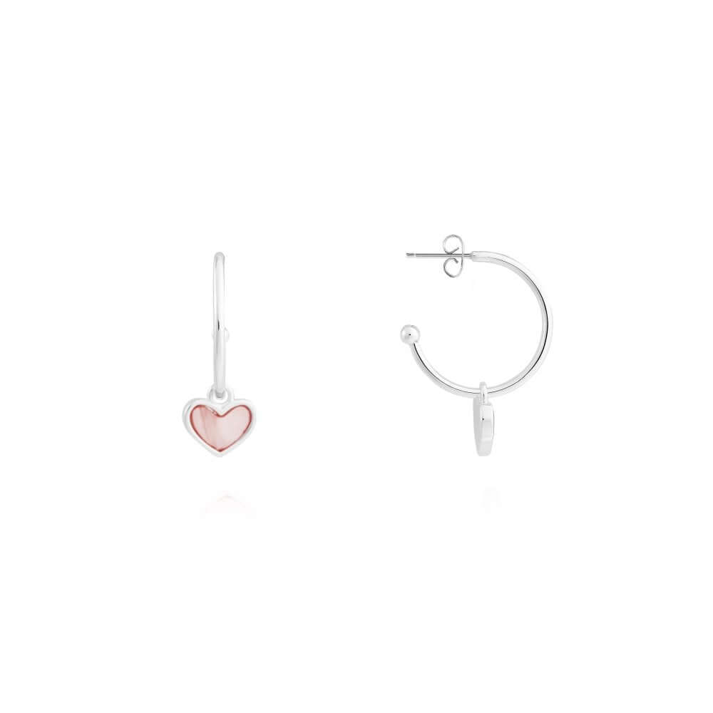 Treasure The Little Things Love Life Silver Earrings