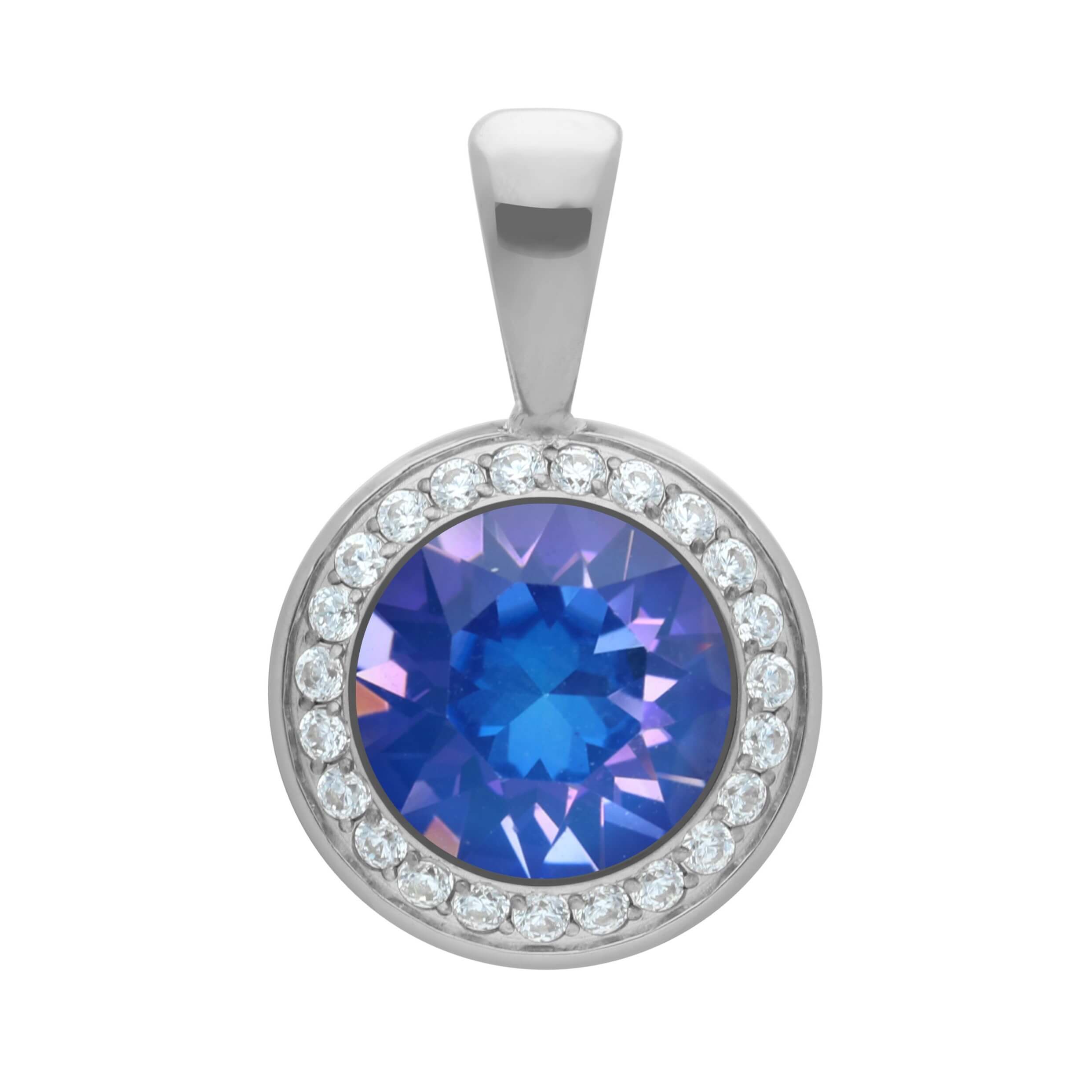 Royal Blue Delite Pendant TONDO Deluxe 13mm (S/P)